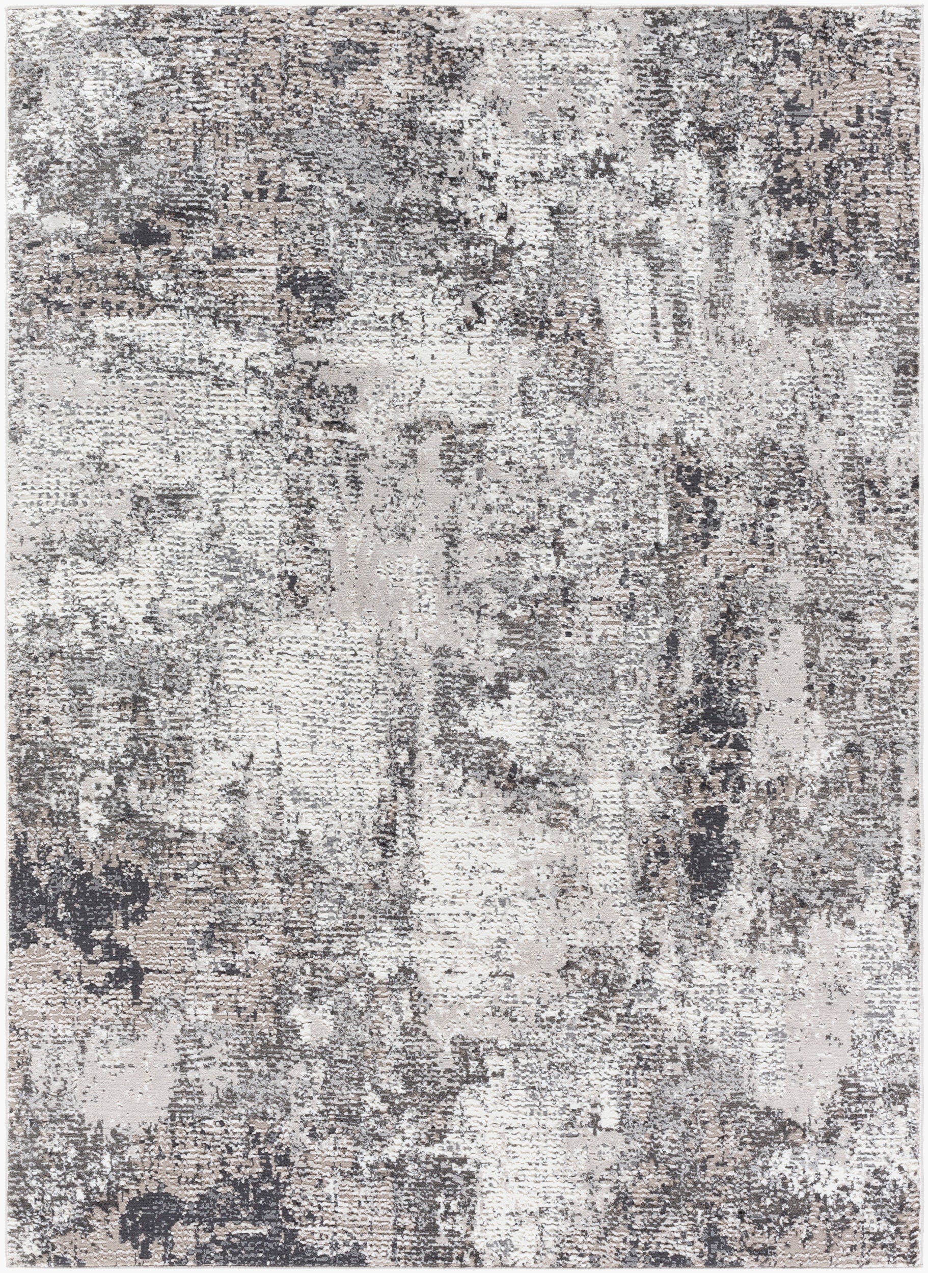Surya Alder ALD-2319 Taupe Machine Washable Area Rug by LIVABLISS