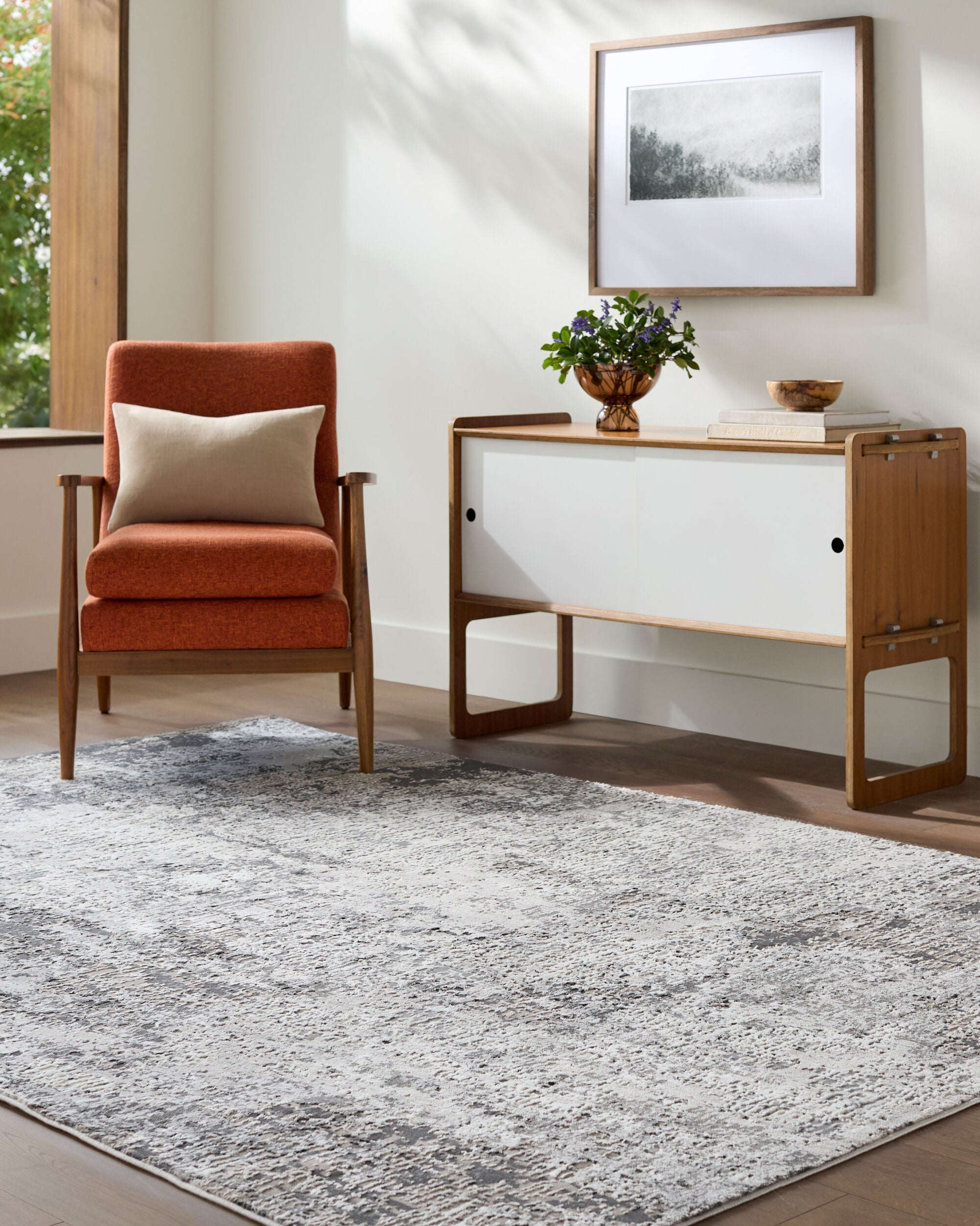 Surya Alder ALD-2319 Taupe Machine Washable Area Rug by LIVABLISS