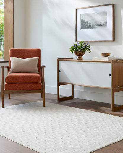 Surya Alder ALD-2320 Cream Machine Washable Area Rug by LIVABLISS