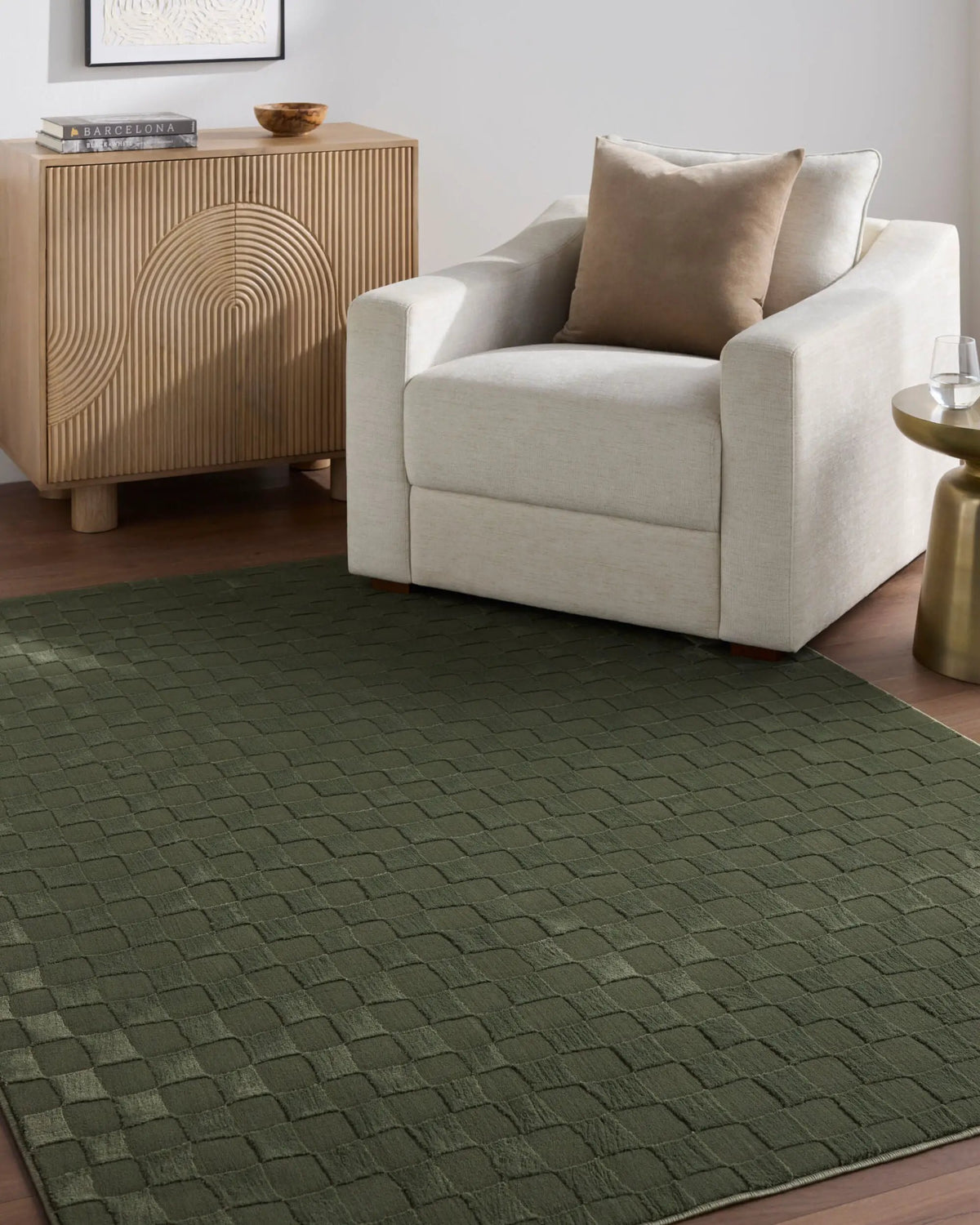 LIVABLISS Alder ALD-2338 Olive Area Rug