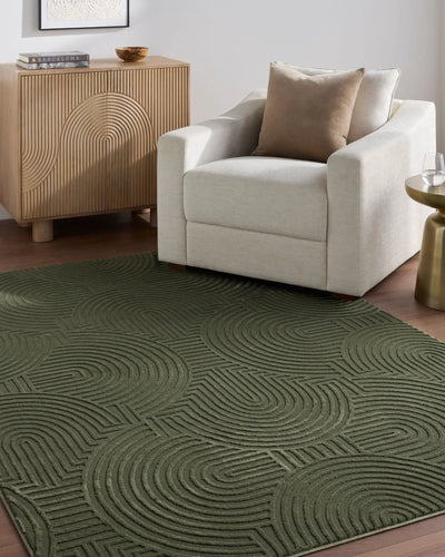 LIVABLISS Alder ALD-2339 Olive Area Rug
