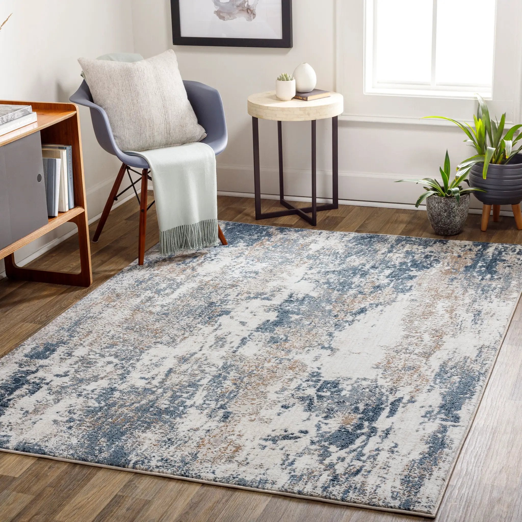 Allegro ALG-2307 Ivory Area Rug by LIVABLISS