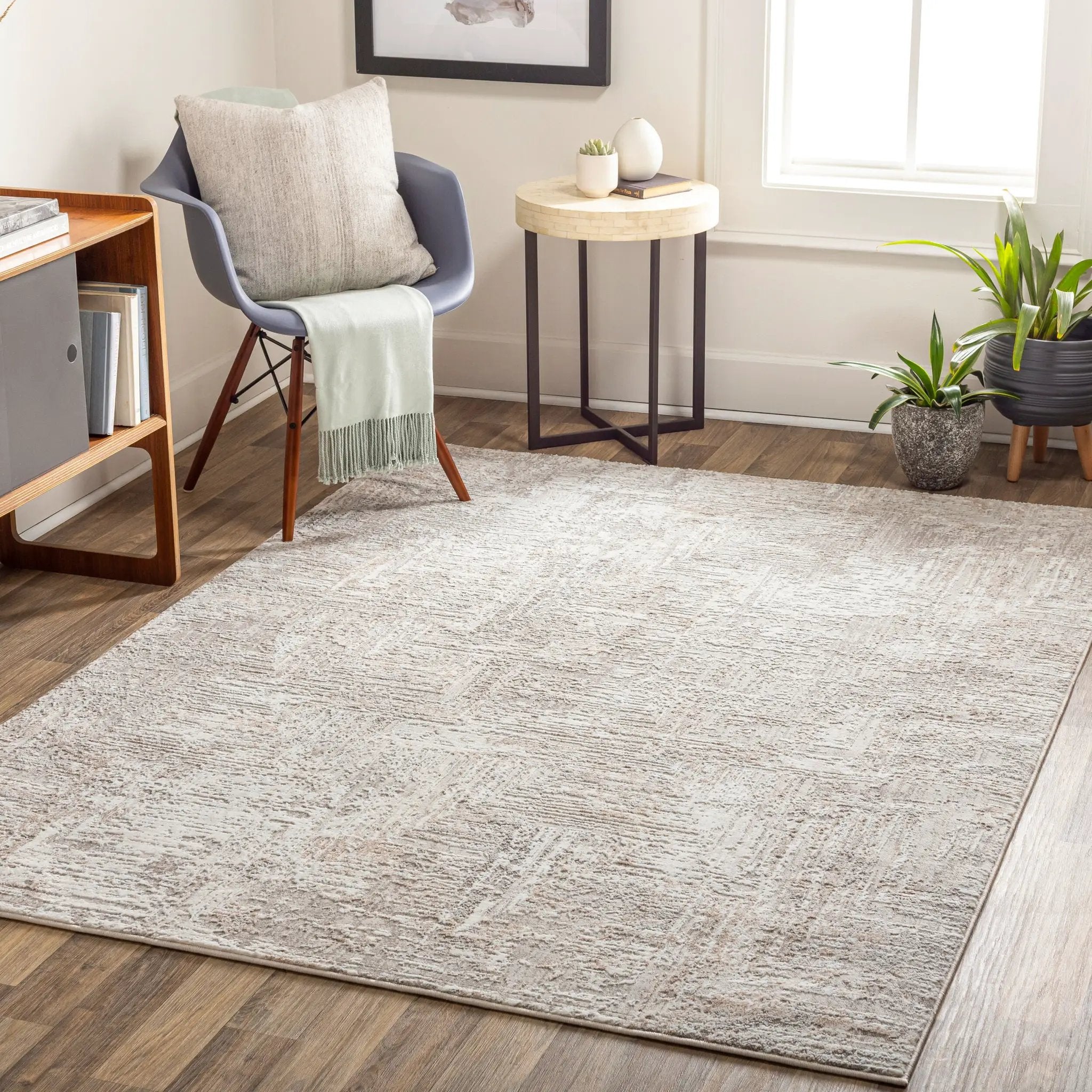 Allegro ALG-2320 Ivory Area Rug by LIVABLISS