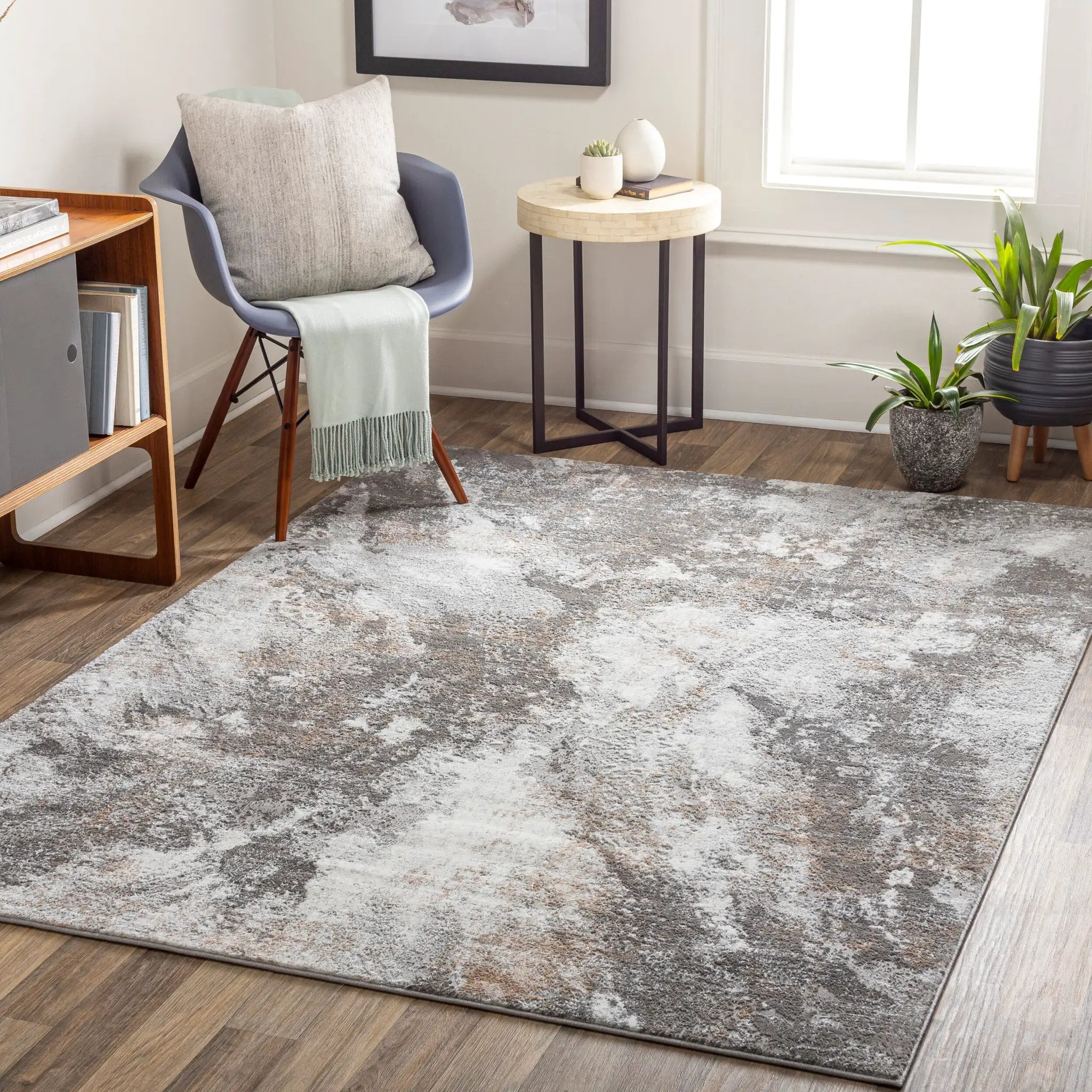 Allegro ALG-2336 Ivory Area Rug by LIVABLISS