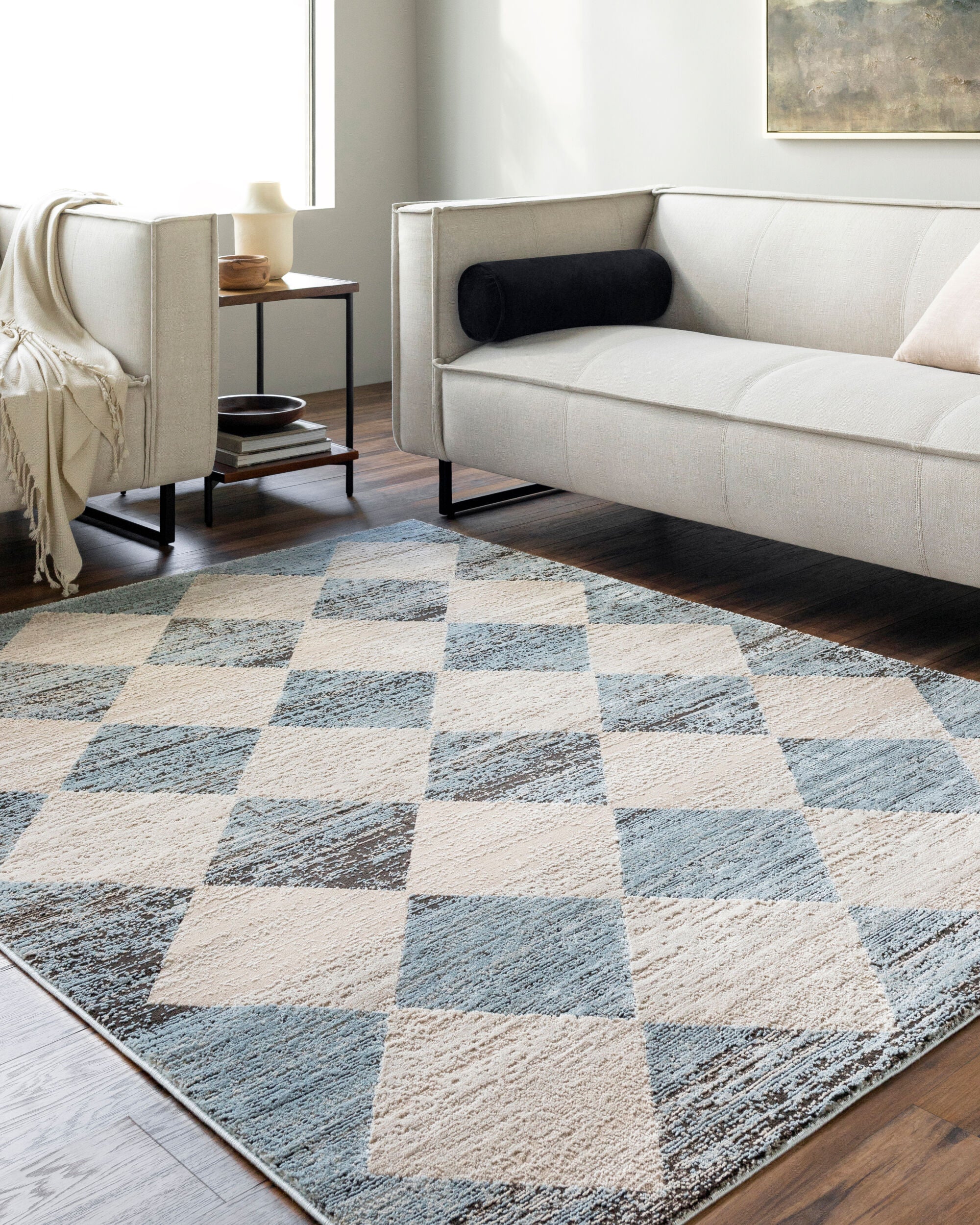 LIVABLISS Allegro ALG-23049 Blue Area Rug