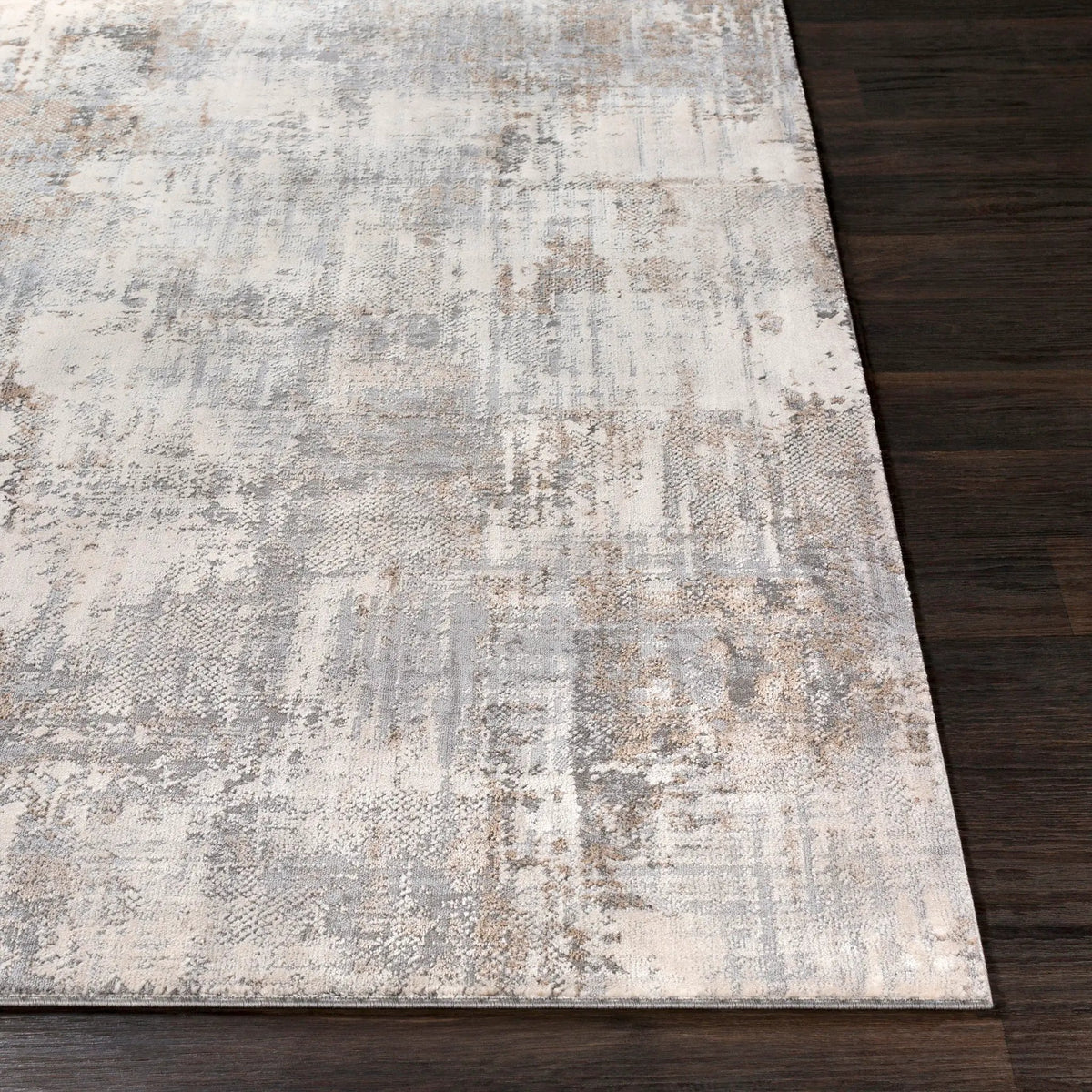 Alpine ALP-2304 Light-Gray Area Rug by LIVABLISS