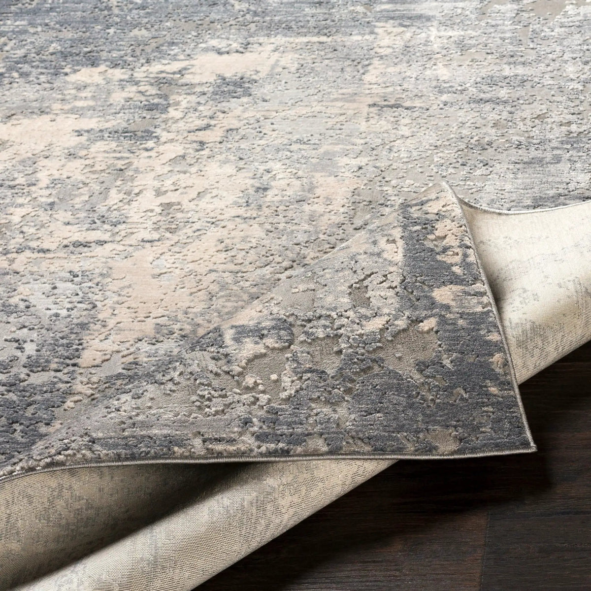 Alpine ALP-2306 Gray Area Rug by LIVABLISS