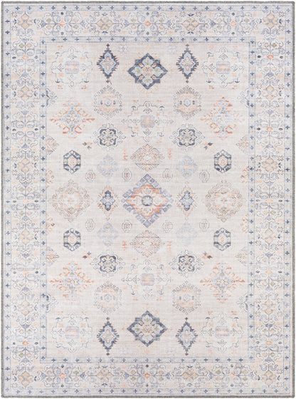 Surya Alanya ALY-2302 Beige Machine Washable Area Rug by LIVABLISS