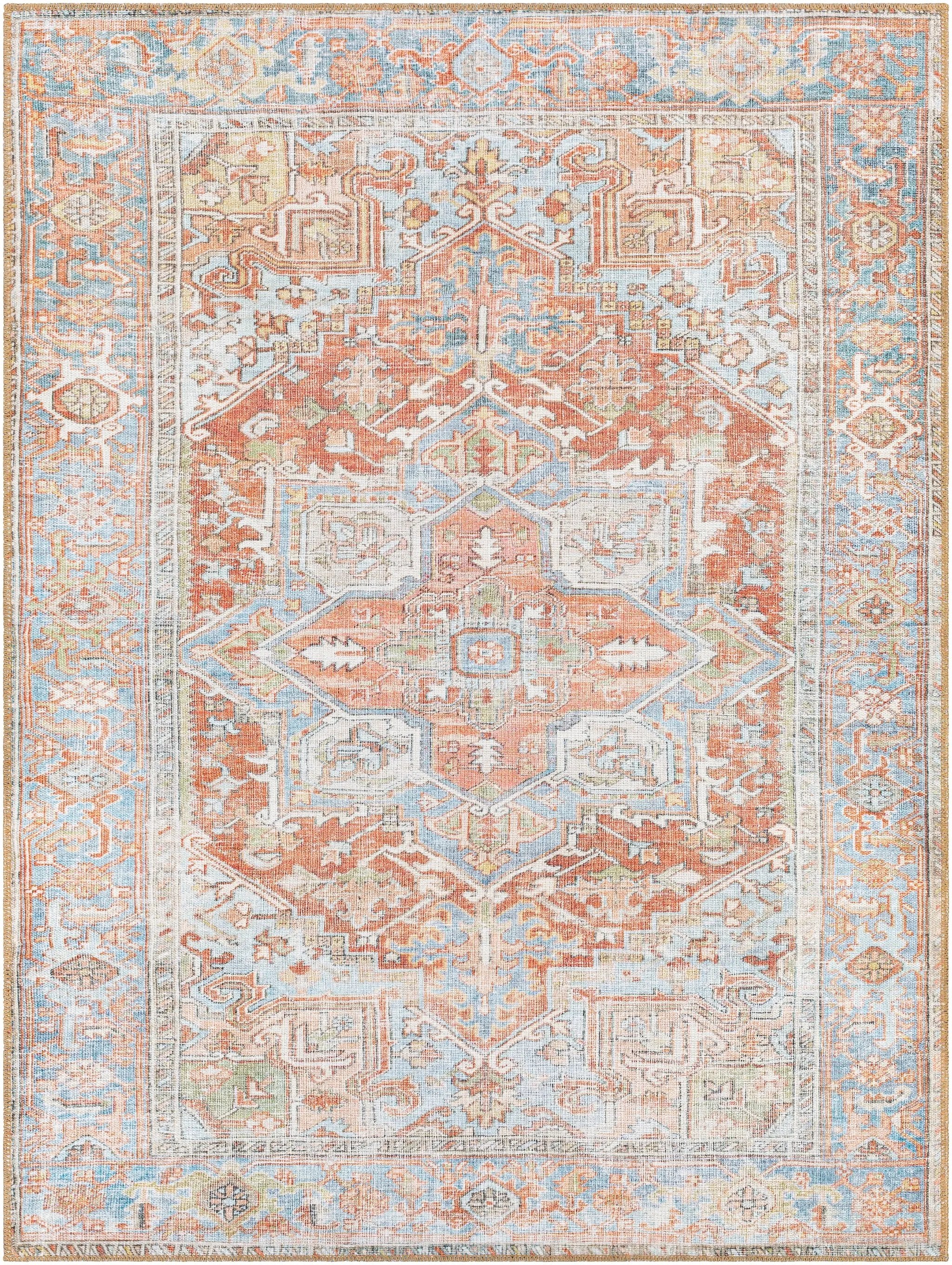 Alanya ALY-2305 Brown Area Rug by LIVABLISS