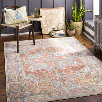 Surya Alanya ALY-2305 Brown Machine Washable Area Rug by LIVABLISS