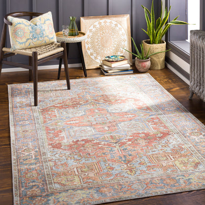 Surya Alanya ALY-2305 Brown Machine Washable Area Rug by LIVABLISS