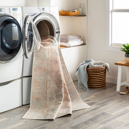 Surya Alanya ALY-2306 Beige Machine Washable Area Rug by LIVABLISS