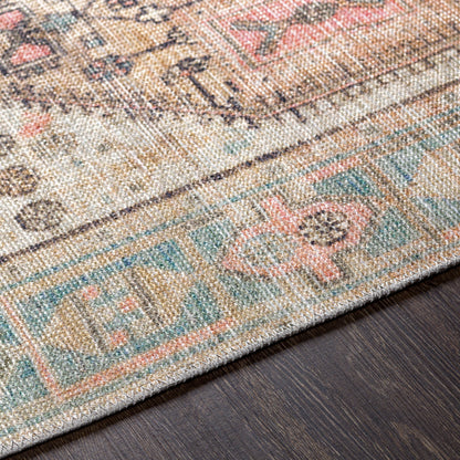 Surya Alanya ALY-2306 Beige Machine Washable Area Rug by LIVABLISS
