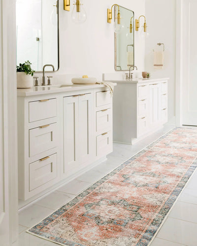 Amelie AML-2309 Rust Area Rug by LIVABLISS