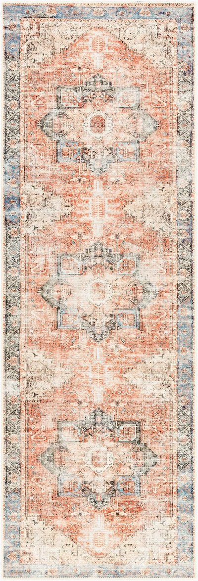 Amelie AML-2309 Rust Area Rug by LIVABLISS