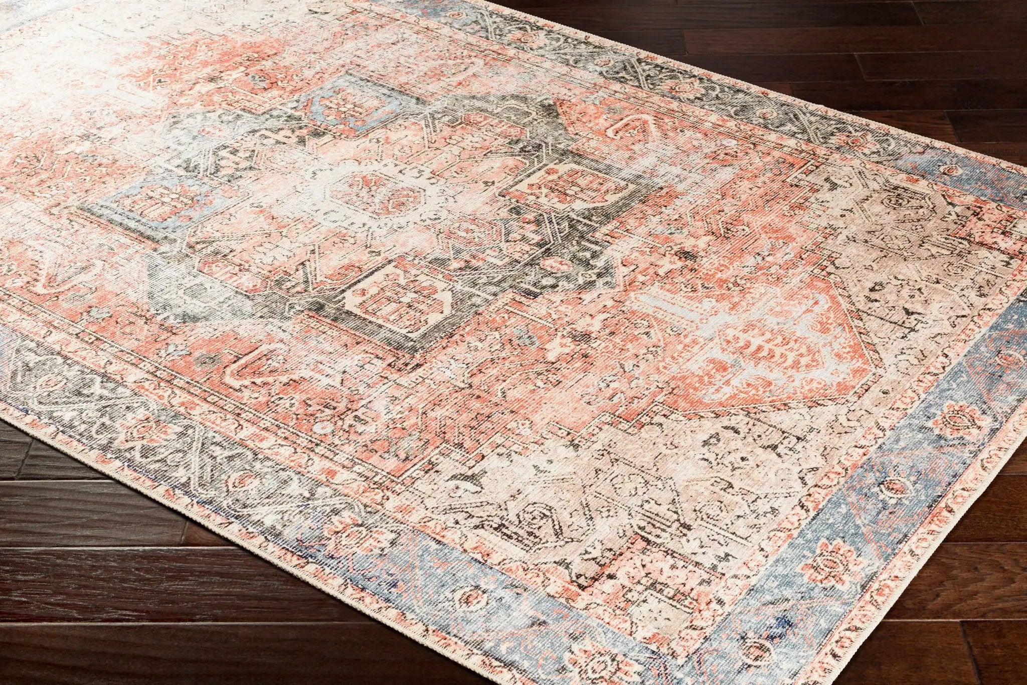 Amelie AML-2309 Rust Area Rug by LIVABLISS