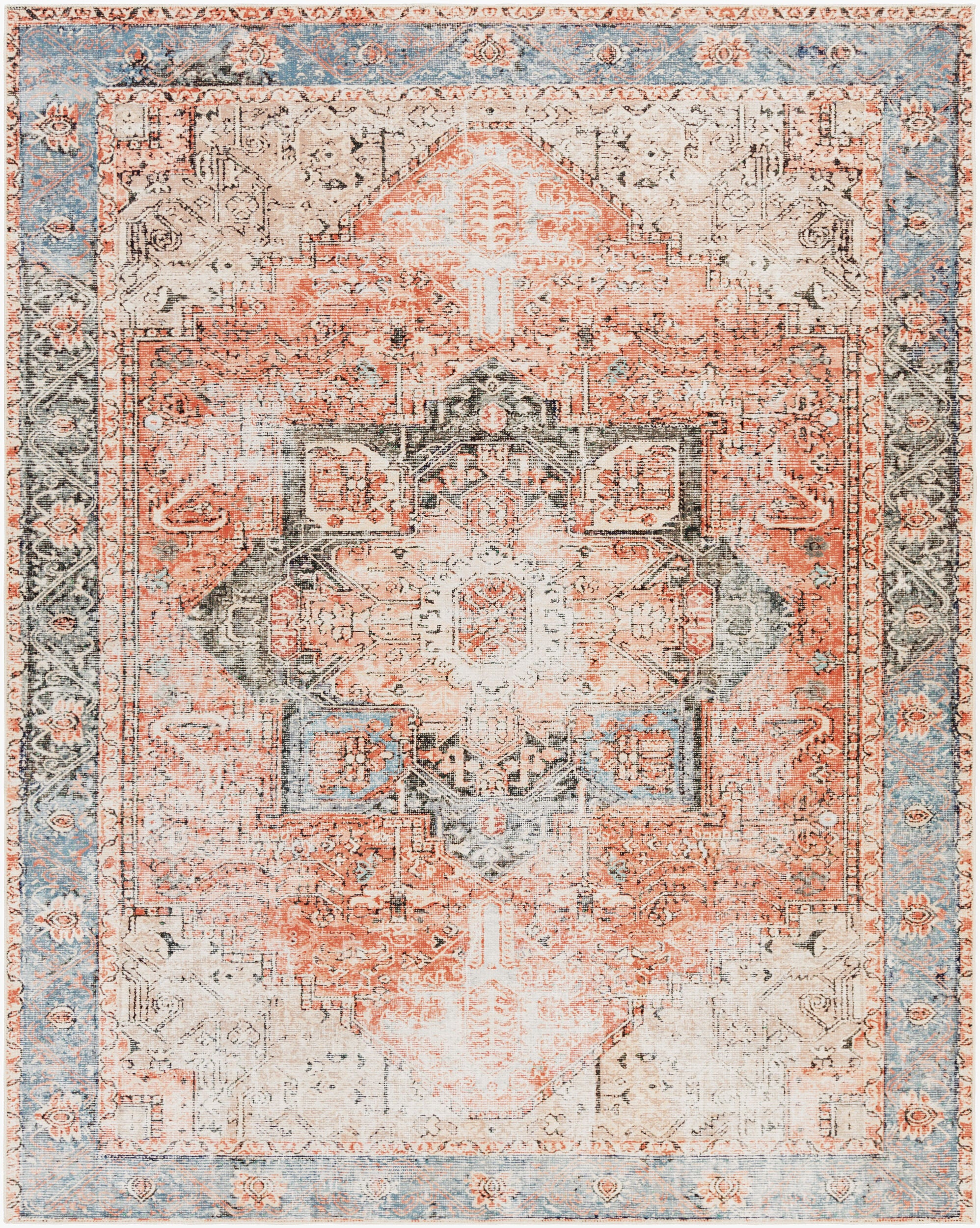 Amelie AML-2309 Rust Area Rug