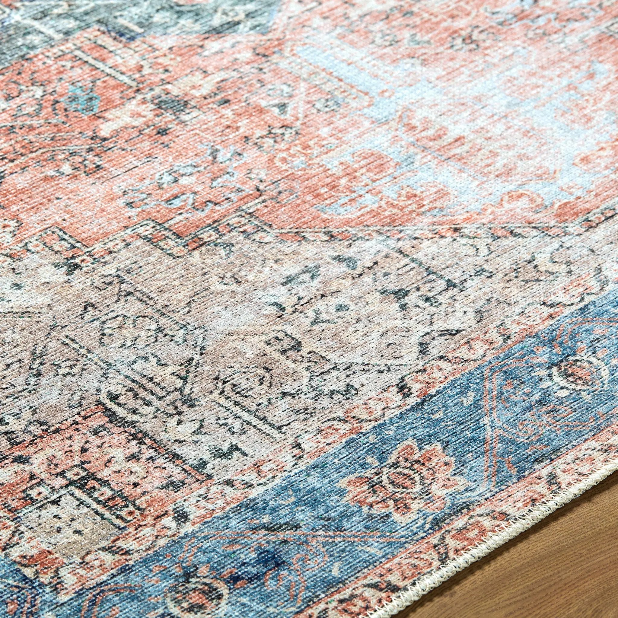 Amelie AML-2309 Rust Area Rug by LIVABLISS