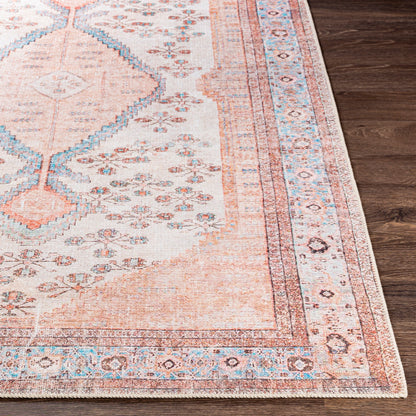 Surya Amelie AML-2326 Pink Machine Washable Area Rug by LIVABLISS