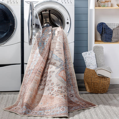 Surya Amelie AML-2326 Pink Machine Washable Area Rug by LIVABLISS