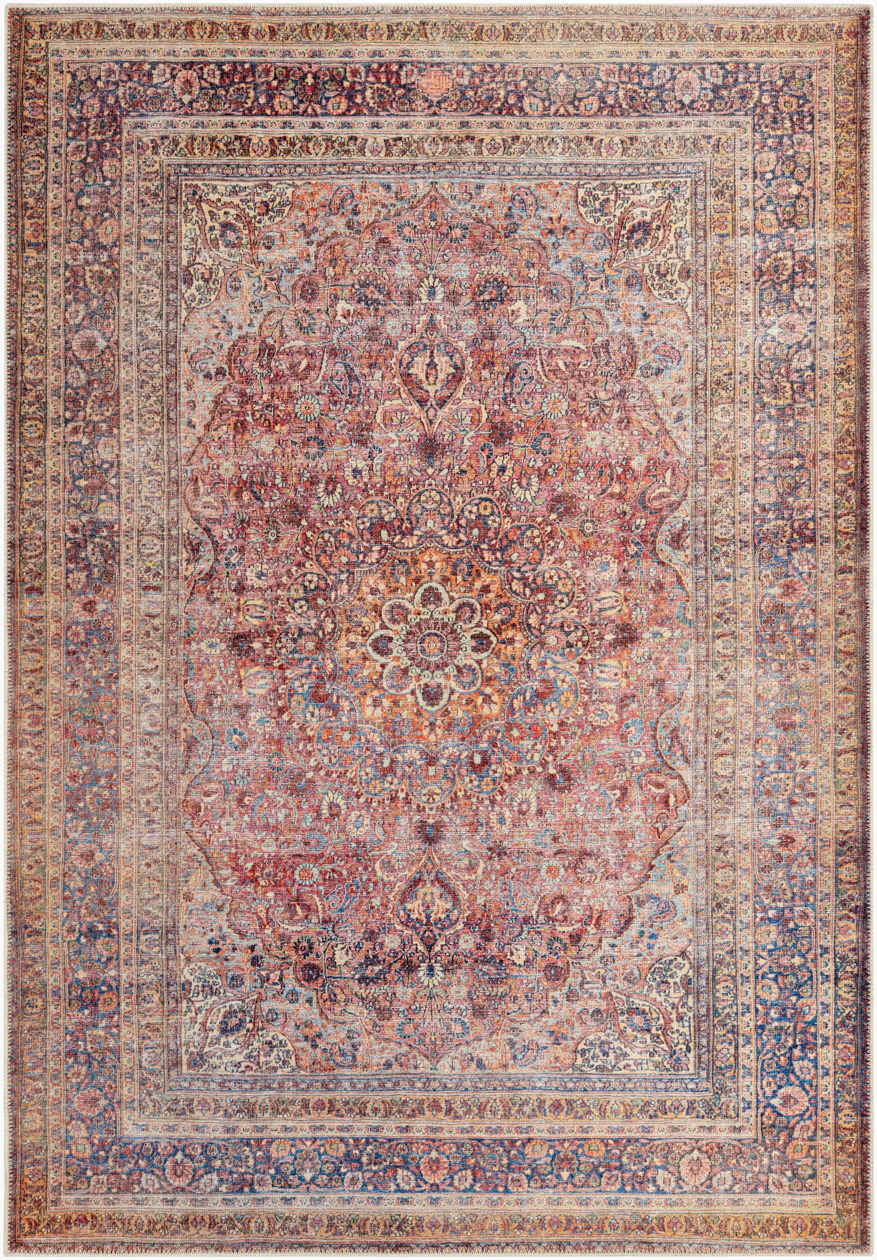 Amelie AML-2331 Burnt-Orange Area Rug
