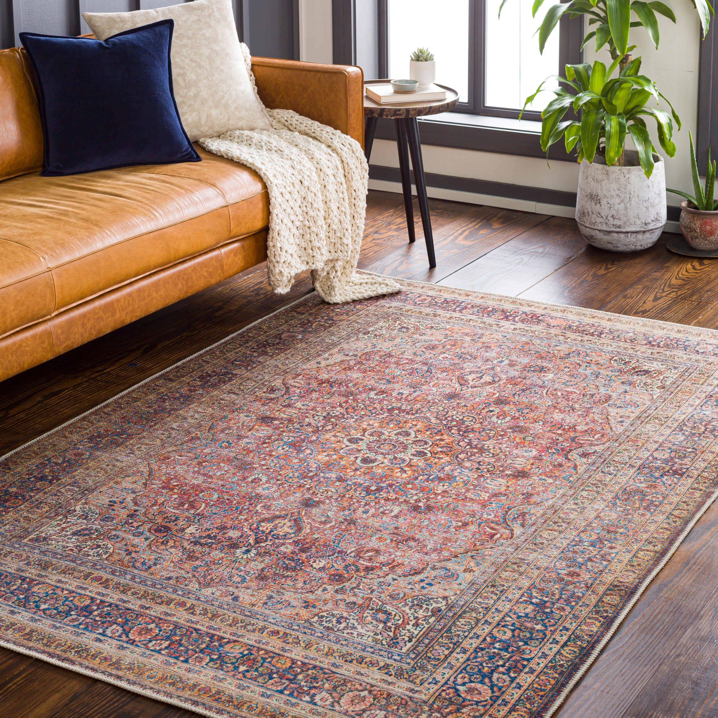 Amelie AML-2331 Burnt-Orange Area Rug