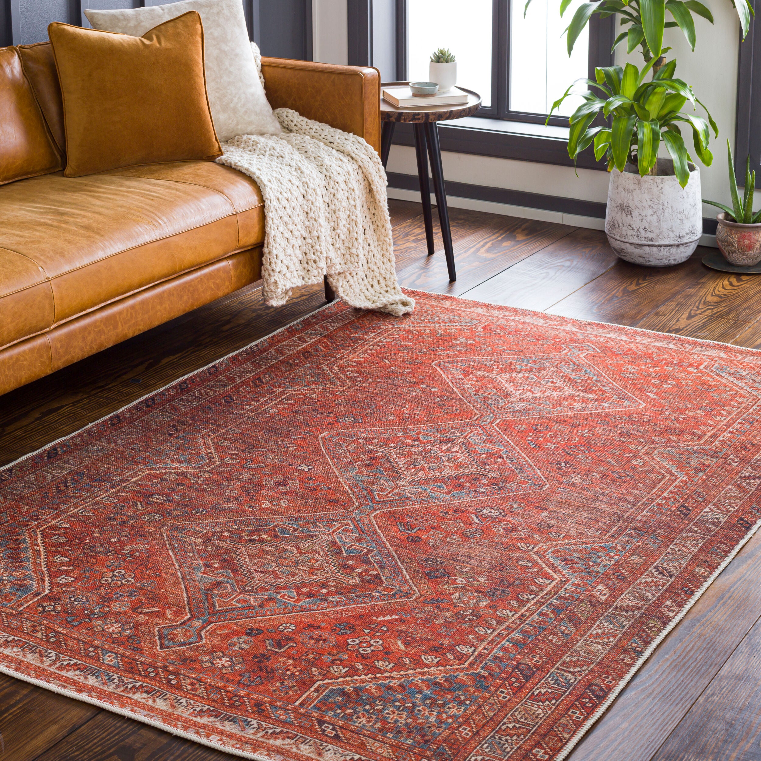 Amelie AML-2341 Rust Area Rug