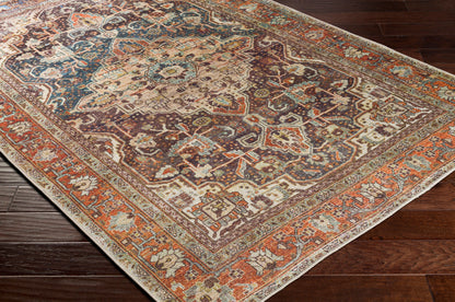Surya Amelie AML-2343 Beige Machine Washable Area Rug by LIVABLISS