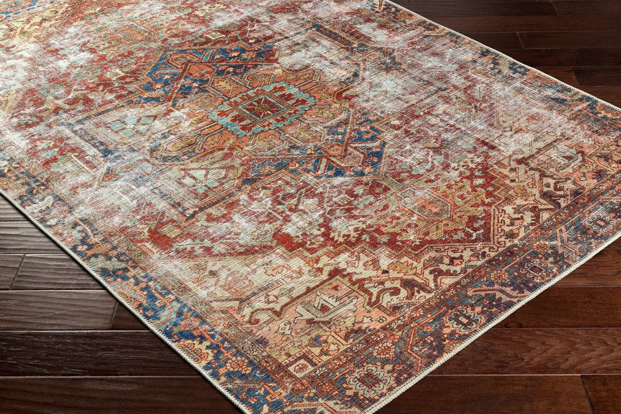 Amelie AML-2350 Burgundy Area Rug by LIVABLISS