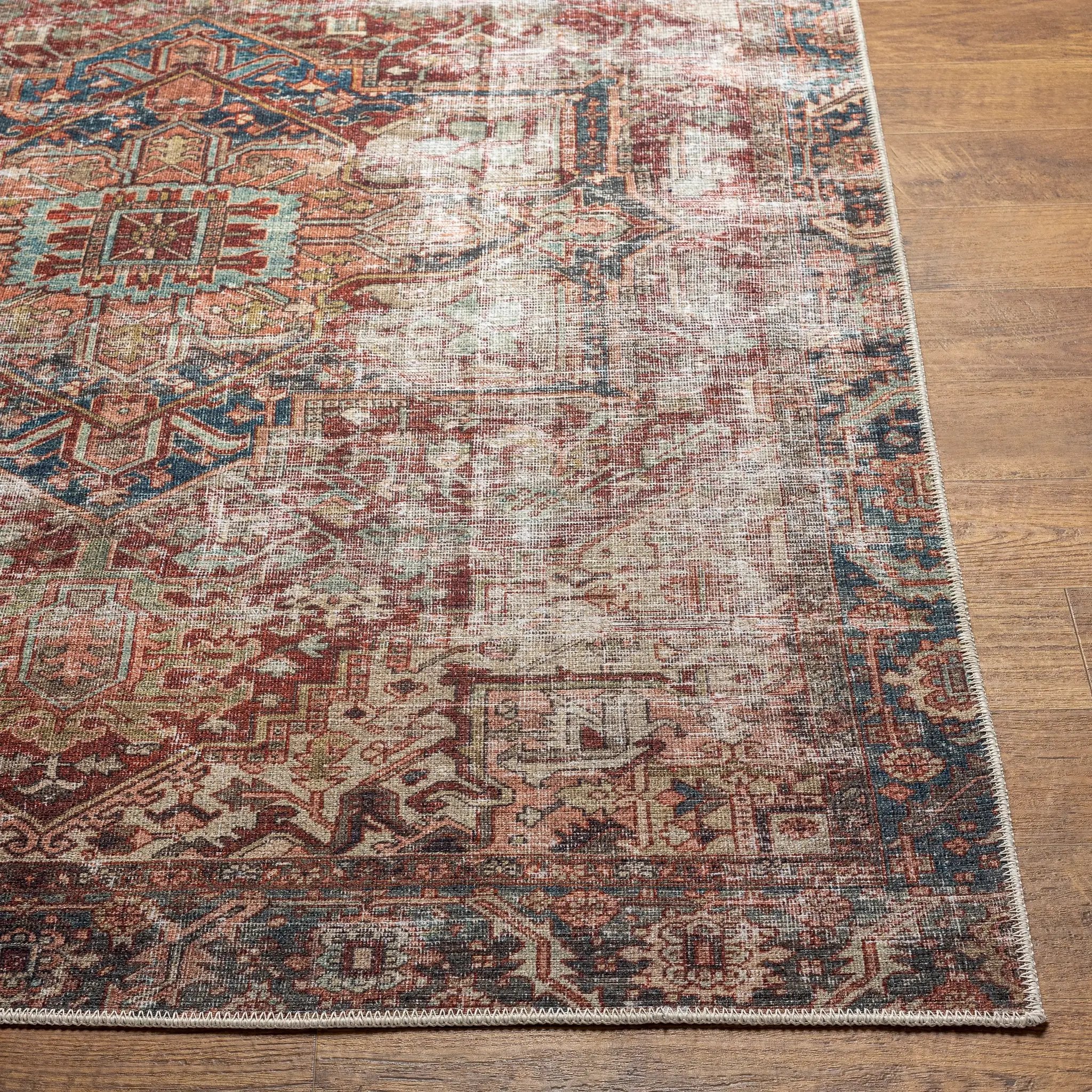 Amelie AML-2350 Burgundy Area Rug by LIVABLISS