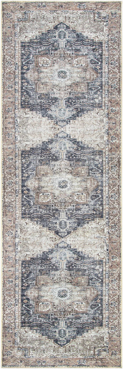 Amelie AML-2360 Ink-Blue Area Rug by LIVABLISS