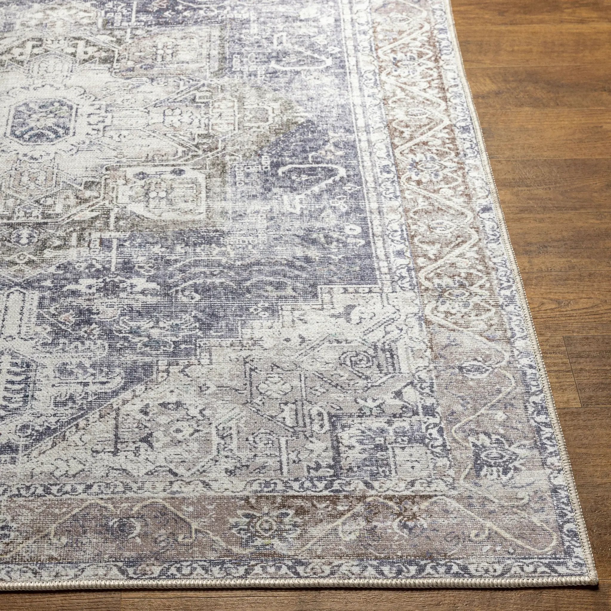 Amelie AML-2360 Ink-Blue Area Rug by LIVABLISS