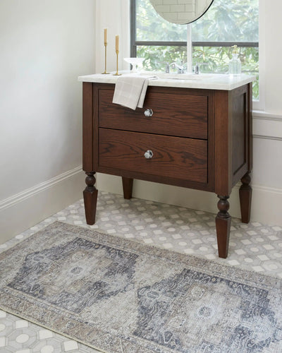 Amelie AML-2360 Ink-Blue Area Rug by LIVABLISS