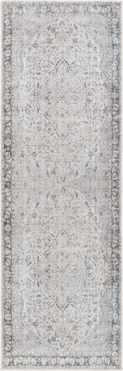 Surya Amelie AML-2385 Ivory Machine Washable Area Rug by LIVABLISS