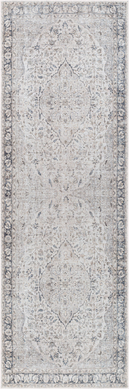 Surya Amelie AML-2385 Ivory Machine Washable Area Rug by LIVABLISS