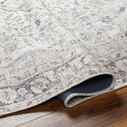 Surya Amelie AML-2385 Ivory Machine Washable Area Rug by LIVABLISS