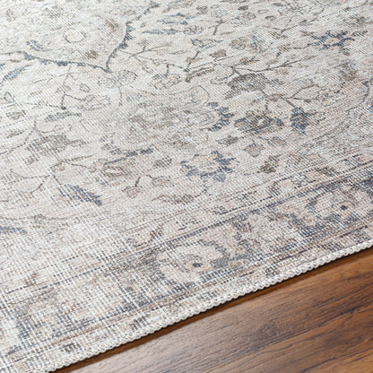 Surya Amelie AML-2385 Ivory Machine Washable Area Rug by LIVABLISS