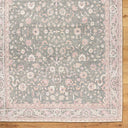 Surya Amelie AML-2392 Medium Green Machine Washable Area Rug by LIVABLISS