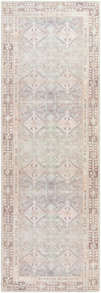 Becki Owens Amelie AML-2394 Seafoam Machine Washable Area Rug by LIVABLISS