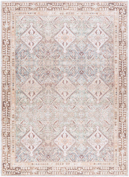 Becki Owens Amelie AML-2394 Seafoam Machine Washable Area Rug by LIVABLISS