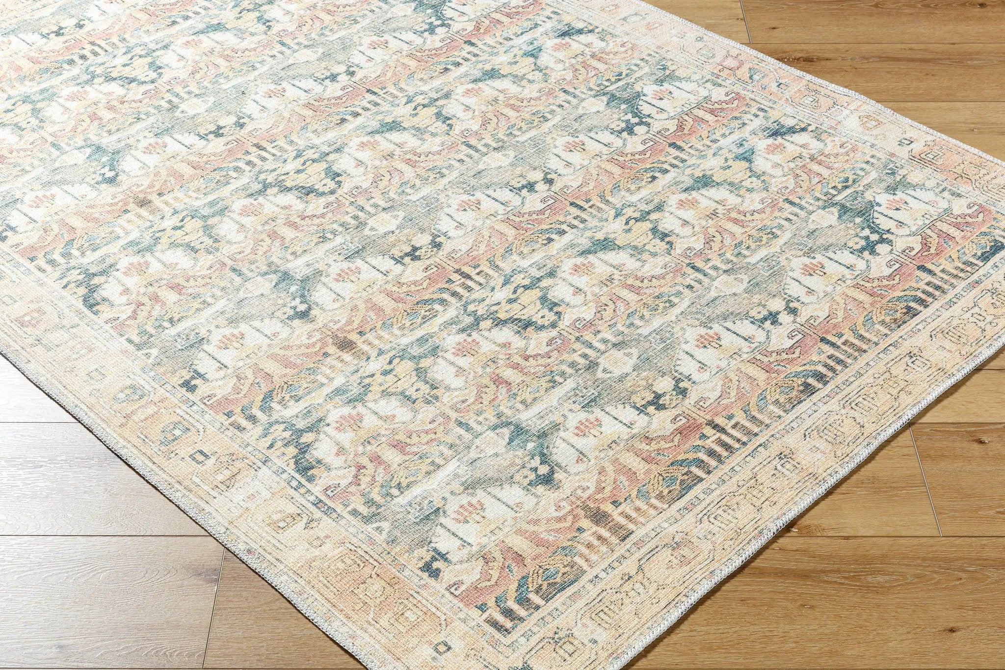 Amelie AML-2397 Medium-Green Area Rug by LIVABLISS
