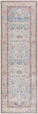 Surya Amelie AML-2399 Pale Blue Machine Washable Area Rug by LIVABLISS