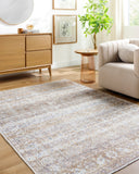 Surya Amelie AML-2400 Beige Machine Washable Area Rug by LIVABLISS