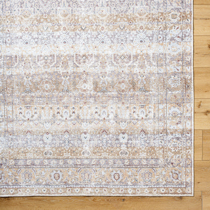 Surya Amelie AML-2400 Beige Machine Washable Area Rug by LIVABLISS