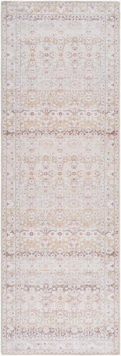Surya Amelie AML-2401 Cream Machine Washable Area Rug by LIVABLISS