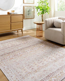 Surya Amelie AML-2401 Cream Machine Washable Area Rug by LIVABLISS