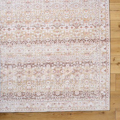 Surya Amelie AML-2401 Cream Machine Washable Area Rug by LIVABLISS