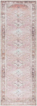 Surya Amelie AML-2402 Dusty Pink Machine Washable Area Rug by LIVABLISS