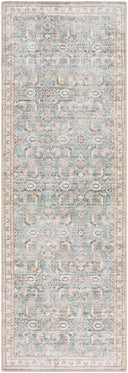 Surya Amelie AML-2403 Pale Blue Machine Washable Area Rug by LIVABLISS