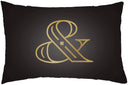 Surya Ampersand AMP-004 Lumbar Pillow by LIVABLISS